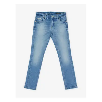 Světle modré holčičí skinny fit džíny Guess - Holky