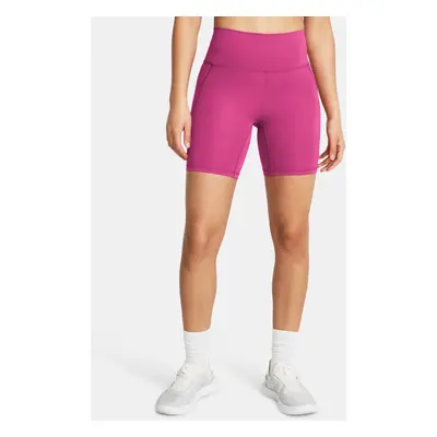 Under Armour Kraťasy Meridian Bike Short 7in-PNK - Dámské