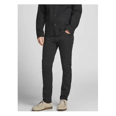 Černé pánské slim fit džíny Jack & Jones Glenn - Pánské