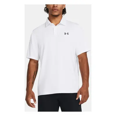 Under Armour Tričko UA T2G Polo-WHT - Pánské