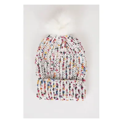 DEFACTO Girl's Pompom Beanie