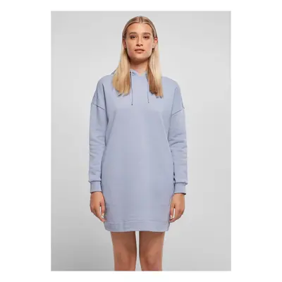 Dámské organické oversized froté šaty s kapucí violablue