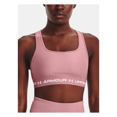 Under Armour Podprsenka UA Crossback Mid Bra-PNK - Dámské