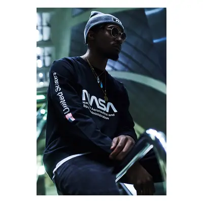 NASA US Crewneck černá