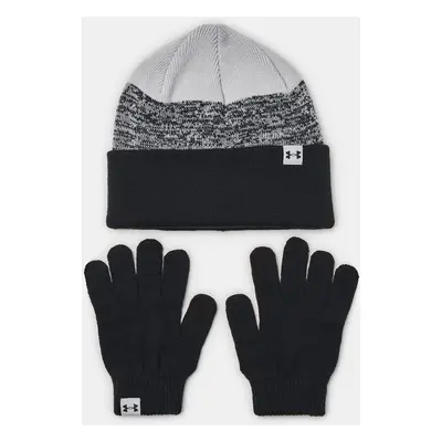 Under Armour Čepice Girl's Beanie & Glove Combo-BLK - Holky