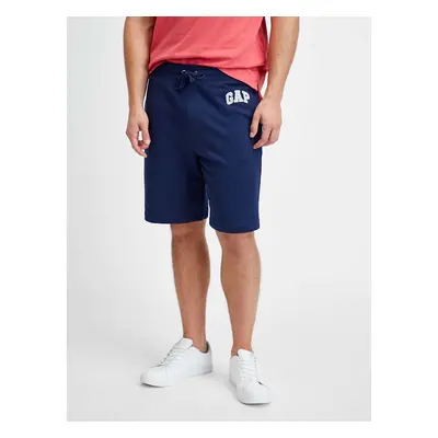 Modré pánské kraťasy GAP Logo mini arch shorts