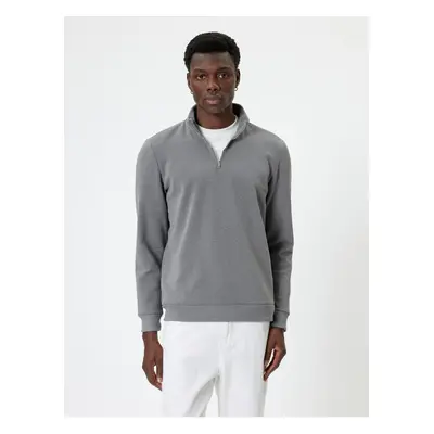 Koton Men's Sweatshirt Anthracite 5wam70041mk