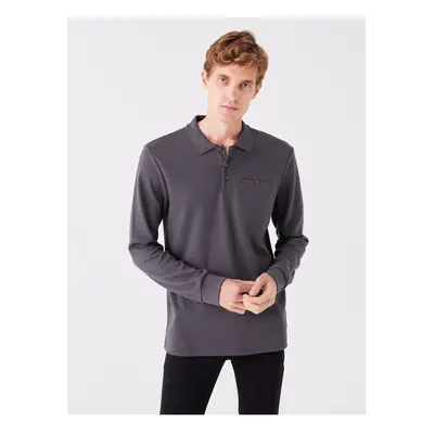 LC Waikiki Polo Neck Long Sleeve Men's Sweatshirt