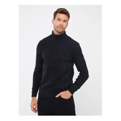 LC Waikiki Turtleneck Long Sleeve Men's Knitwear Sweater