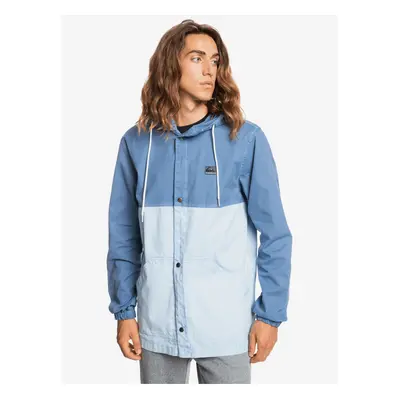 Modrá pánská lehká džínová bunda Quiksilver Natural Dyed - Pánské