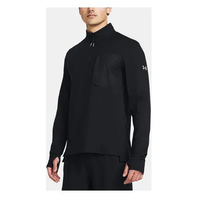 Under Armour Mikina UA TRAIL RUN QUARTER ZIP-BLK - Pánské