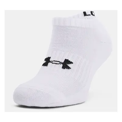 Under Armour Ponožky Core No Show 3Pk-WHT - unisex