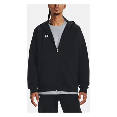 Under Armour Mikina UA Rival Fleece FZ Hoodie-BLK - Pánské