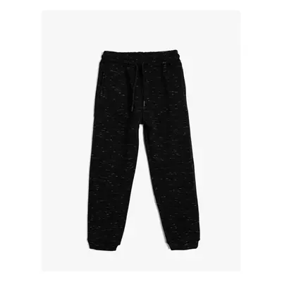 Koton Basic Sweatpants with Tied Waist and Pocket Detail