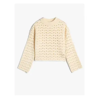 Koton Knitted Sweater Half Turtleneck Long Sleeve