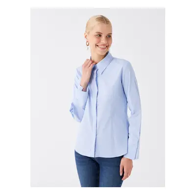 LC Waikiki Plain Long Sleeve Poplin Women's Shirt