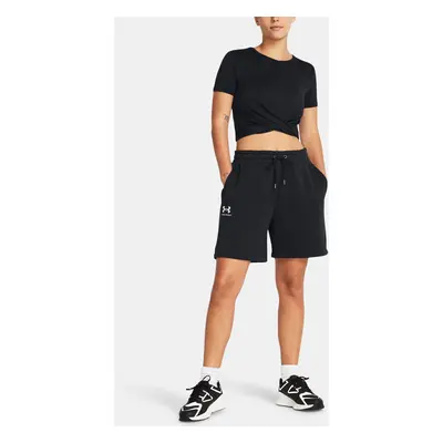 Under Armour Kraťasy UA Essl Flc Relax BF Short-BLK - Dámské