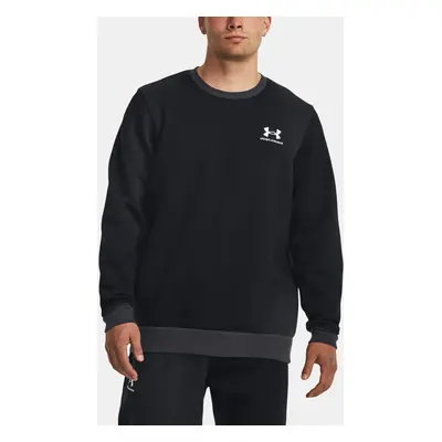 Under Armour Mikina UA Essential Flc Novelty Crw-BLK - Pánské