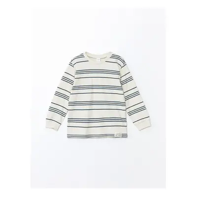 LC Waikiki LCW Crew Neck Long Sleeve Striped Baby Boy T-Shirt