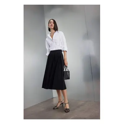 DEFACTO DFC - Pleated High Waist Maxi Skirt