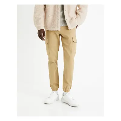 Celio Kalhoty slim cargo Dolyte - Pánské