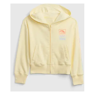 GAP Dětská mikina Logo hoodie - Holky