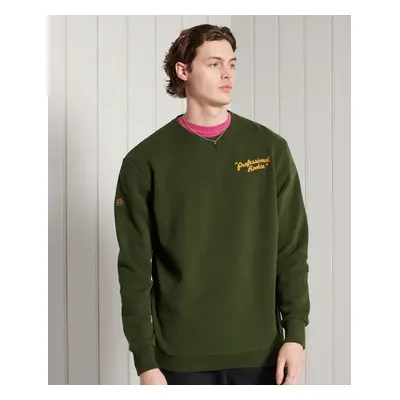 Superdry Mikina Workwear Crew Neck - Pánské