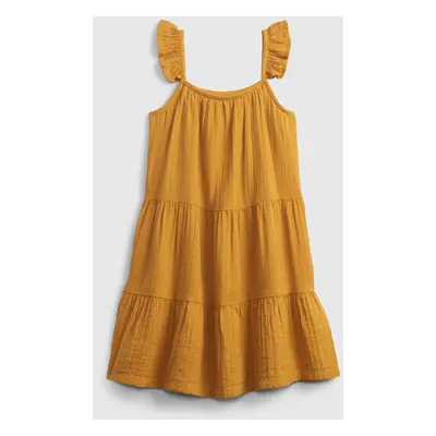 GAP Dětské šaty sleeveless tier dress - Holky