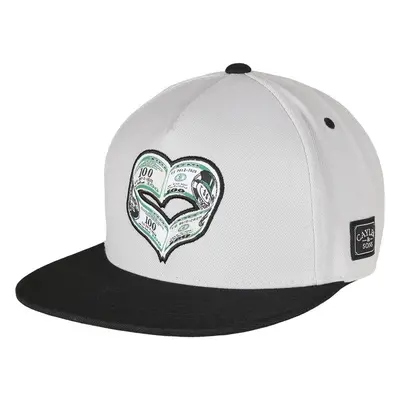 Kšiltovka MONEY HEART Snapback šedá/černá