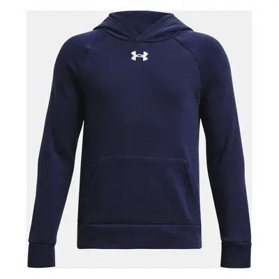 Under Armour Mikina UA Rival Fleece Hoodie-BLU - Kluci