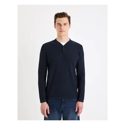 Celio Svetr henley Genicolo - Pánské