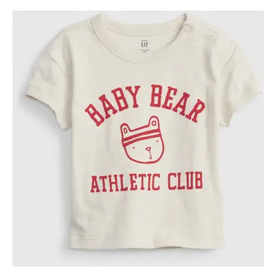 GAP Dětské tričko baby bear - Kluci