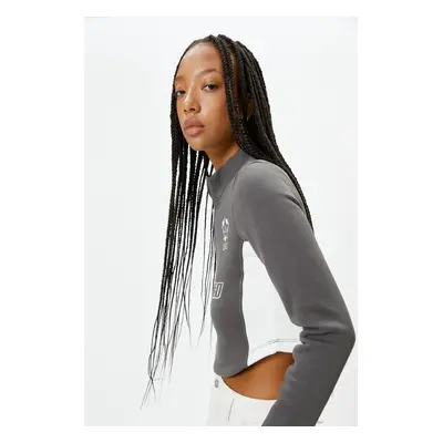 Koton Women's Gray Sweatshirt