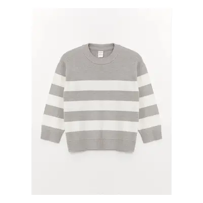 LC Waikiki Lw - Crew Neck Striped Baby Boy Knitwear Sweater