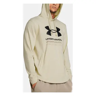 Under Armour Mikina UA Rival Terry Graphic Hood-BRN - Pánské