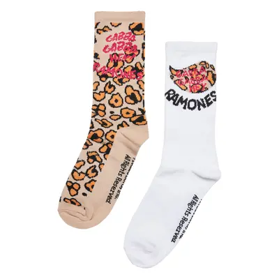 Ramones Leo Socks 2-Pack leo aop/offwhite