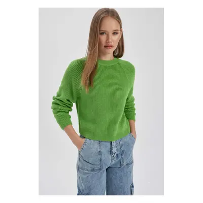 DEFACTO Cool Regular Fit Crew Neck Basic Knitwear Sweater