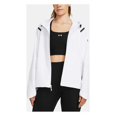 Under Armour Bunda Unstoppable Hooded Jacket-WHT - Dámské