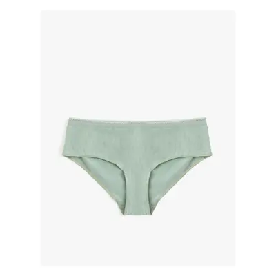 Koton High Waist Hipster Panties Cotton Textured