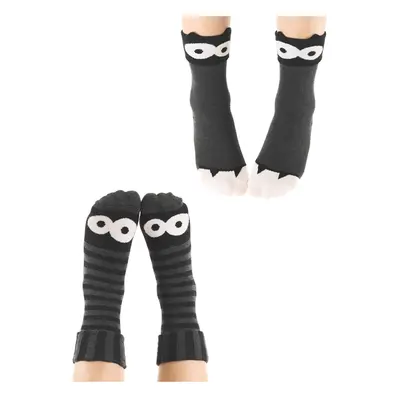 Denokids Monster Gray Boys 2-Pack Socket Socks Set