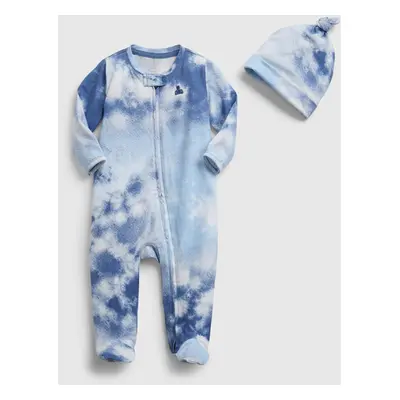 GAP Baby overal 100% organic cotton first favorite tie-dye one-piece - Dětské