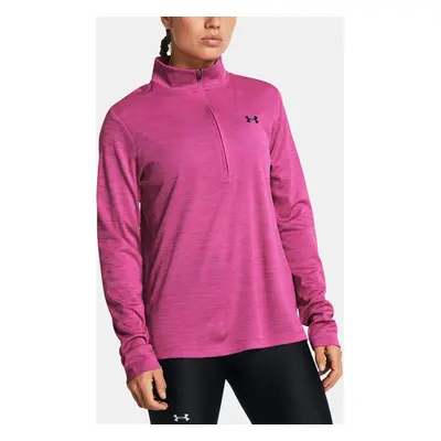 Under Armour Mikina Tech Textured 1/2 Zip-PNK - Dámské