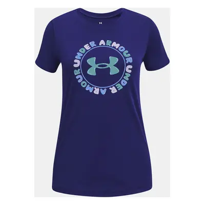 Under Armour Tričko UA Tech Wordmark SSC-BLU - Holky