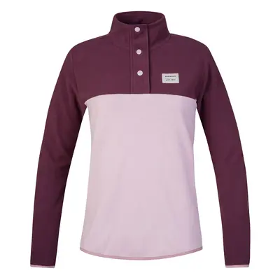 Dámská hřejivá fleece mikina Hannah NUKA fig/violet ice