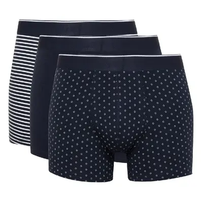 DEFACTO Regular Fit Patterned 3-Pack Boxer