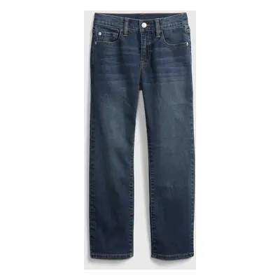 GAP Dětské džíny straight jeans with Washwell - Kluci