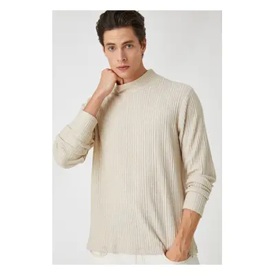 Koton Men's Beige Sweater