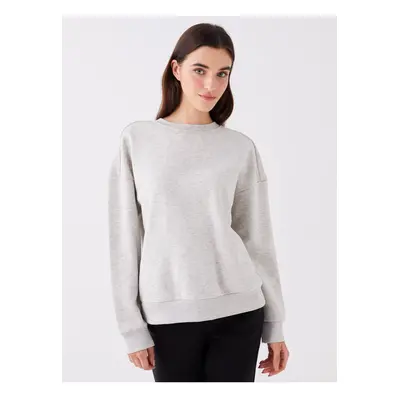 LC Waikiki Crew Neck Plain Long Sleeve Oversize Women's Sweatshirt