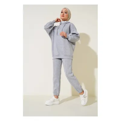 Bigdart Oversize Tracksuit Set - Gray