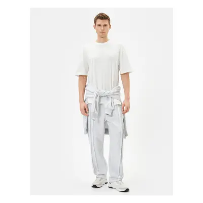 Koton Sweatpants Stitch Detailed Waist Laced Pocket